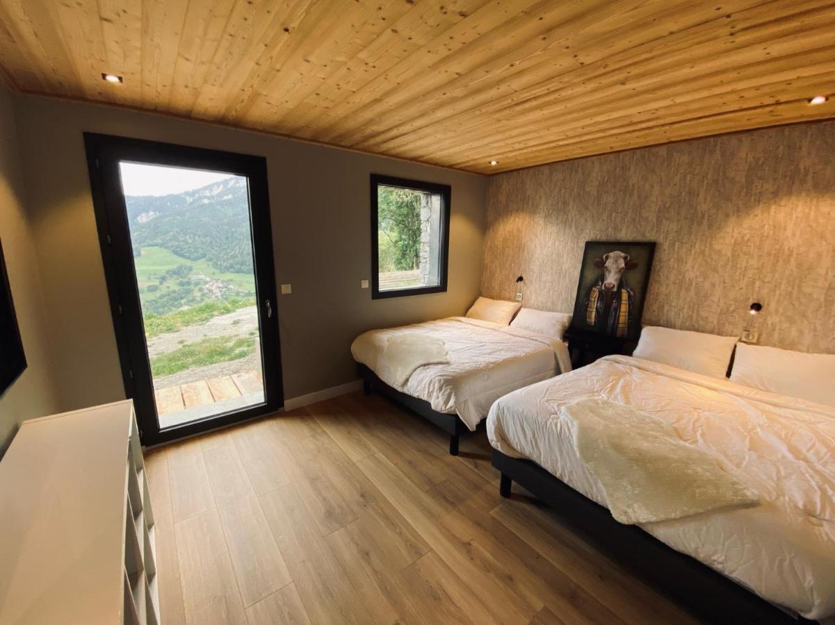 Chalet Confidentiel Valmorel - Chalet De Haut De Gamme 4 Etoiles 12 Personnes Doucy Exterior foto